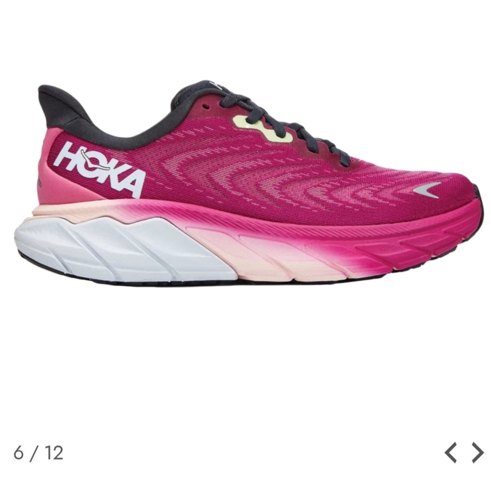 Hoka Women's Pink Running Shoes.